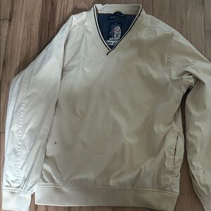 Beige V-Neck Golfers jacket from Ireland